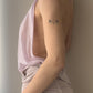 La Perla - Lilac Pink Sheer Floral Halter Bodysuit (M-L)