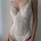 La Perla White Floral Lace Body (S)