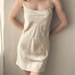 Malizia by La Perla - 100% Silk Champagne Slip Dress (S-M)