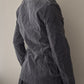 Dark Grey Velours Military Jacket (XS-S)