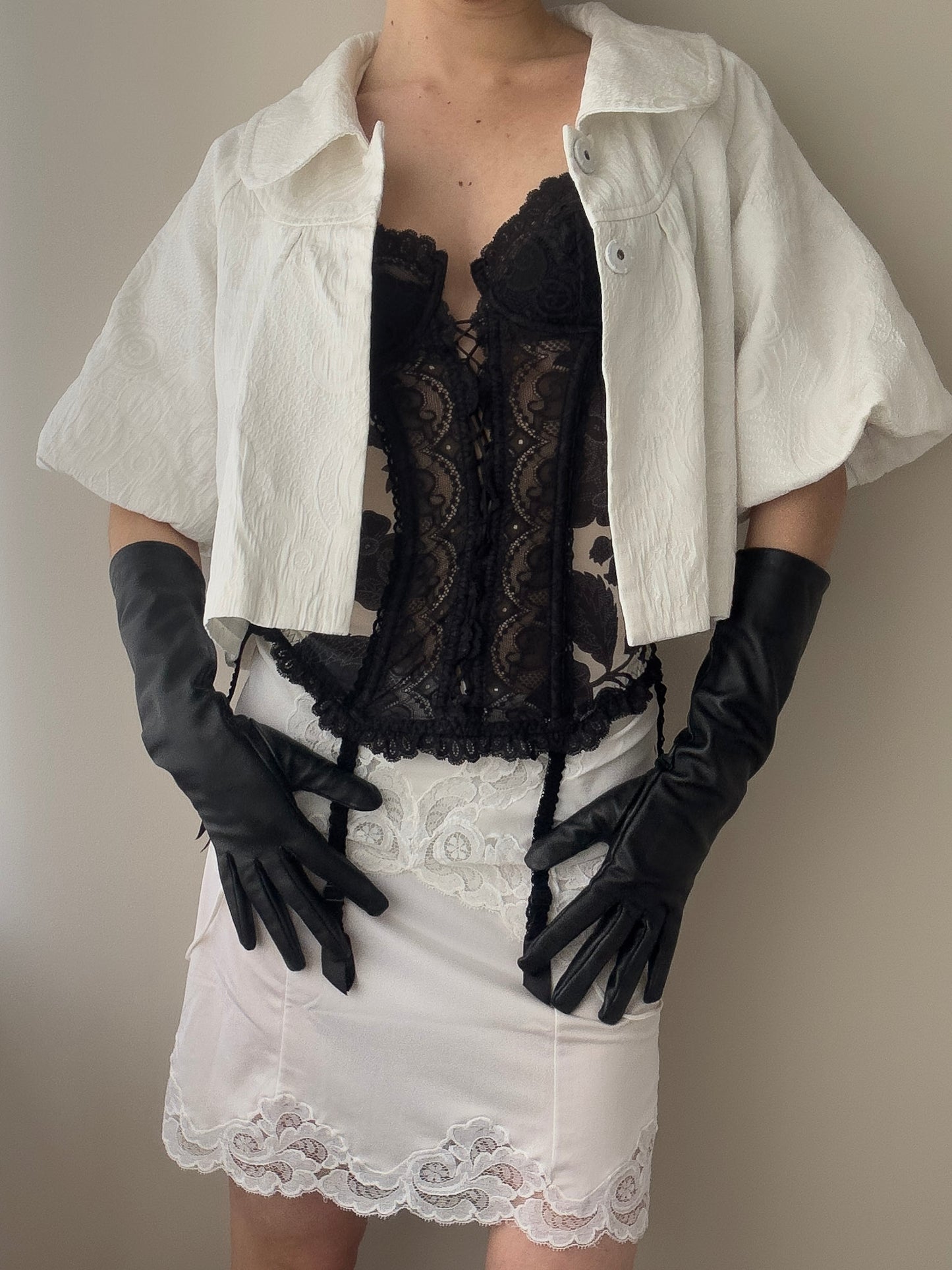 Marc Jacobs Cropped 3/4 Trumpet Sleeved Jacket (S)
