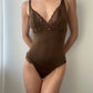 Vintage Italian Brand Brown Body With Lace (XS)