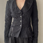Helena Sorel Black Single-breasted Blazer / Jacket (S)