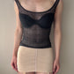 Vintage - Black Lace / Fishnet Mesh Top (XS)