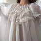 Vintage Sheer and Lace Nightgown + Dressing Gown (L-XL)