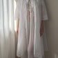 Vintage Sheer and Lace Nightgown + Dressing Gown (L-XL)