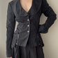 Helena Sorel Black Single-breasted Blazer / Jacket (S)