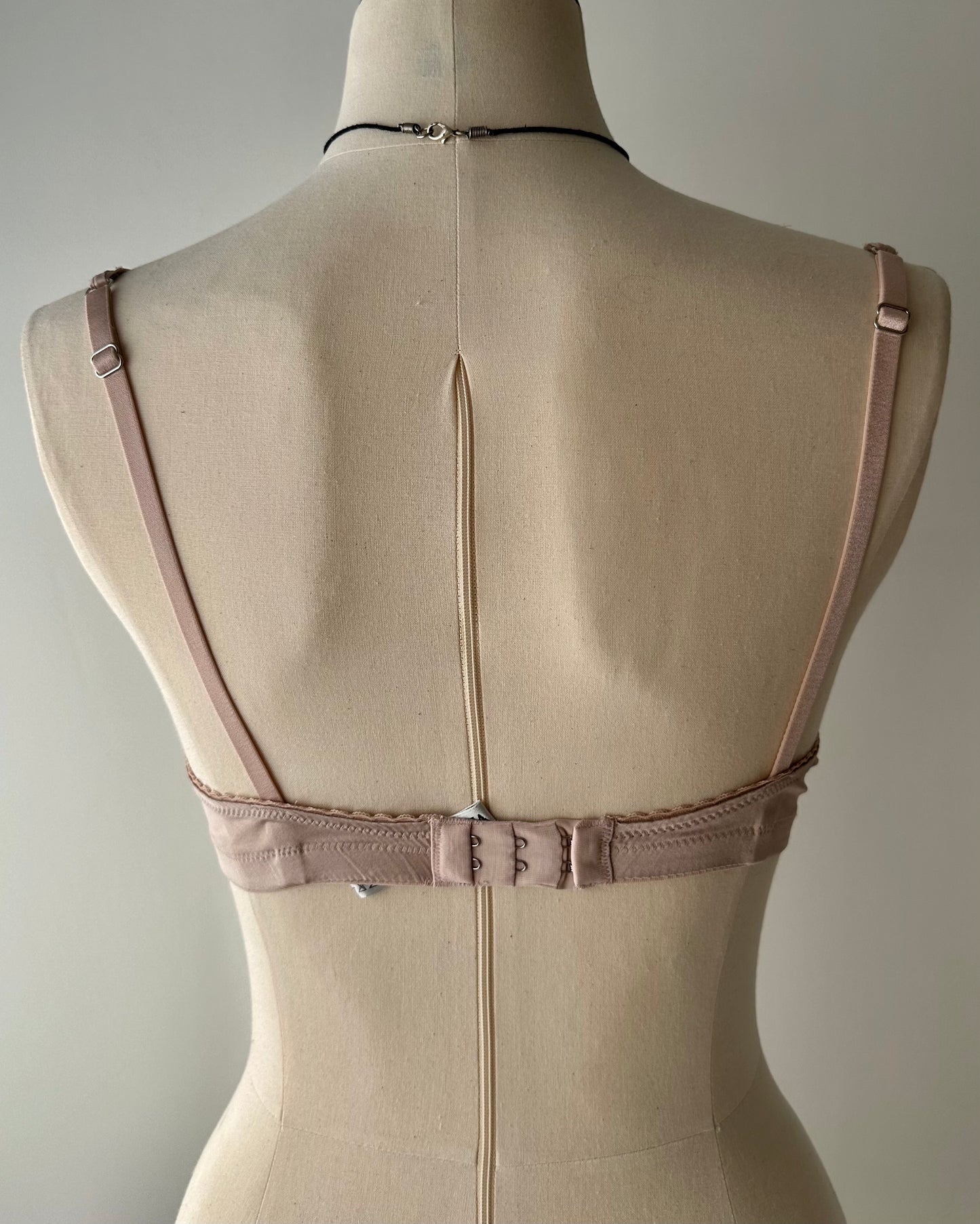 Silk Light Pink Bra With Lace And Ribbons (75B/34B)