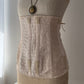 Vintage Light Peach Waist Cincher with Double Lace up Back (M-L-XL)
