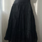 Black High-low Maxi Cake Skirt (XS)