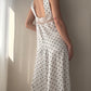 La Perla 90s Polkadot Maxi Dress / Nightgown with Lace Details (S-M)