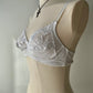 White Triangle Lace Bra 60s Style (75B/34B)