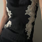 Black Cami (Sleepwear) Top with Lace details (S)