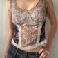 Max Mara (Max&Co.) 100% Silk Sheer Floral Top (XS)