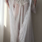 Vintage Sheer and Lace Nightgown + Dressing Gown (L-XL)