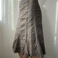 Dark Khaki Knee Length Trumpet Skirt (XS)