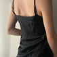Black Cami (Sleepwear) Top with Lace details (S)