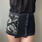 La Perla - Silk Black Waist Cincher with Floral Pattern (S-M)
