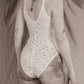 La Perla White Floral Lace Body (S)