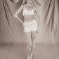 Sheer Lace Ruched Short (XS)