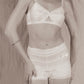 Sheer Lace Ruched Short (XS)