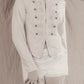 Linen Beige Military/Majorette Jacket (XS-S)