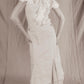 Ralph Lauren Jabot Top with Tiered Sleeves (XS)