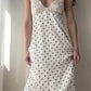 La Perla 90s Polkadot Maxi Dress / Nightgown with Lace Details (S-M)